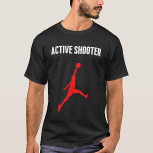 Camiseta Sarcasmo de baloncesto de tiro activo