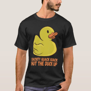 Camiseta Sarcasmo del pato de caucho cierra el pato