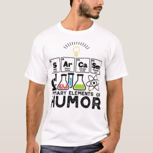 Camiseta Sarcasmo Elementos Primarios Del Humor