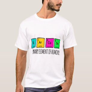 Camiseta Sarcasmo Elementos Primarios Del Humor