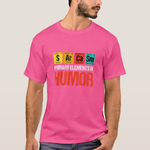 Camiseta Sarcasmo Elementos Primarios Del Humor Sarcasmo  S