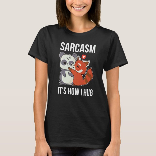 Camiseta Sarcasmo es cómo abro a Panda (Anverso)