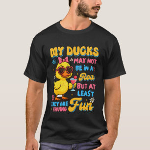Camiseta Sarcasmo Humor Pato Divertido Mis Patos Pueden No 