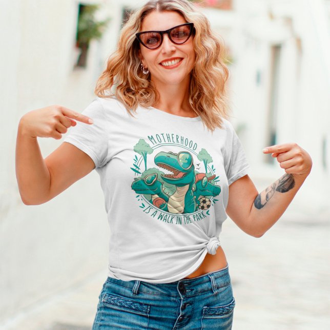 Camiseta Sarcasmo Maternidad graciosa Dino T-Shirt (Subido por el creador)