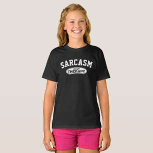 Camiseta Sarcasmo personalizado es mi terapia regalo person
