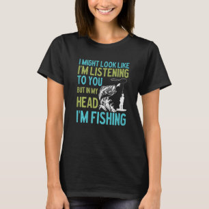 Camiseta Sarcasmo pescador cita palabras de pesca ilegal