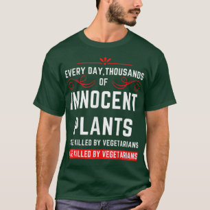 Camiseta Sarcasmo vegetariano Humor vegetariano divertido