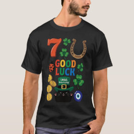 Camiseta Sarcastic black cat and Lucky charms