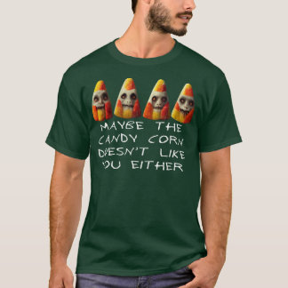 Camiseta Sarcastic Candycorn Group of Halloween Outcasts 12