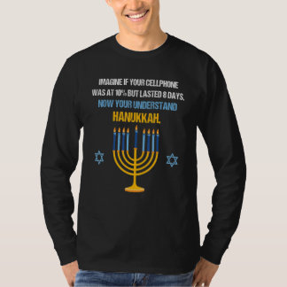 Camiseta Sarcastic Hanukkah Chanukah Cellphone Quote 2
