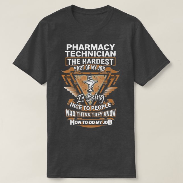 Camiseta Sarcastic Pharmacy Technician (Diseño del anverso)