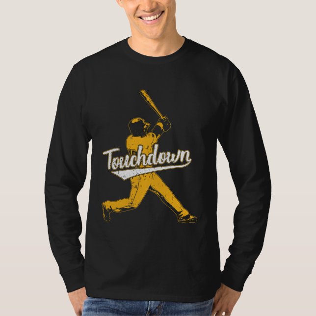 Camiseta Sarcastic Touchdown Baseball Football Sports (Anverso)