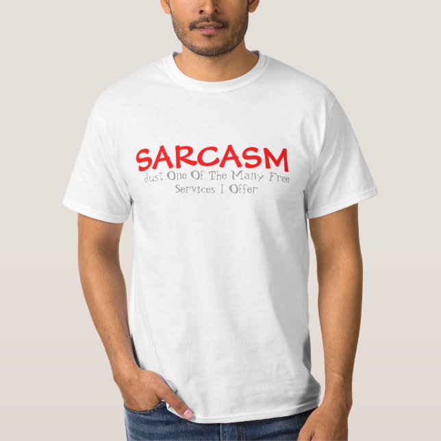 Camiseta sarcástica (Anverso)