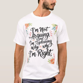 Camiseta sarcástica graciosa - No estoy discutiend