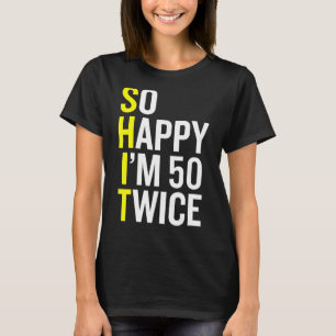 Camiseta Sarcástico Día B de 50 años, 50 años, broma de cum