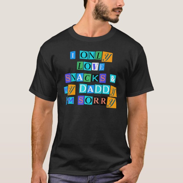 Camiseta Sarcástico diciendo que solamente amo a los refrig (Anverso)