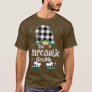 Camiseta Sarcástico Gnome Búfalo Tapado Familia Correspondi