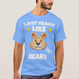 Camiseta Sarcástico, Me Gusta Realmente El Adicto A Los Oso