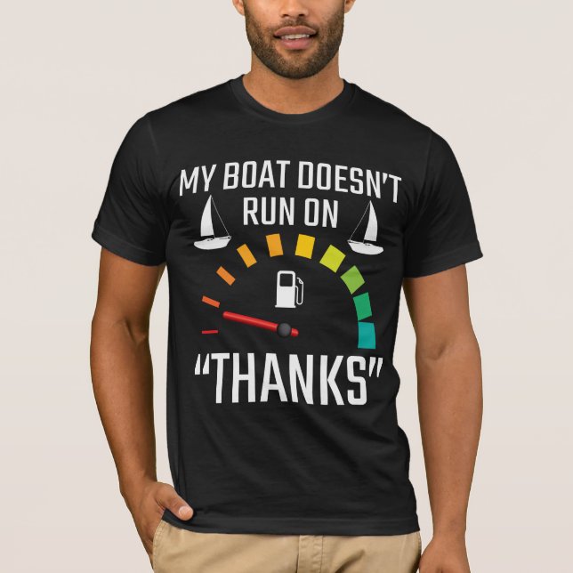 Camiseta Sarcástico regalo de barco Gracioso capitán de bot (Anverso)