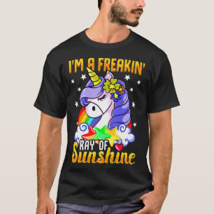 Camiseta Sarcástico soy un Freakin Ray de Sunshine Unicorn