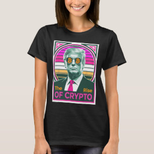 Camiseta Sarcástico Trump El Aumento De Crypto Bitcoin King
