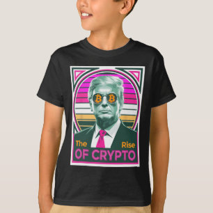 Camiseta Sarcástico Trump El Aumento De Crypto Bitcoin King