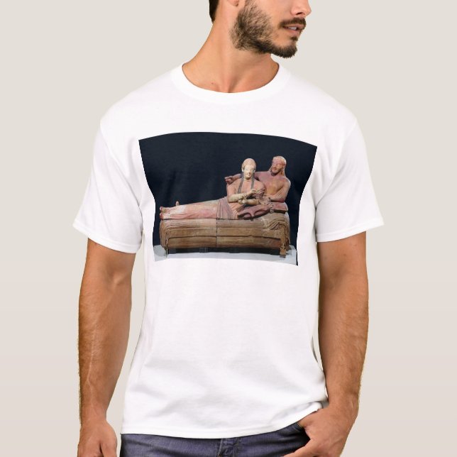 Camiseta Sarcófago de un par casado, 525-500 A.C. (Anverso)