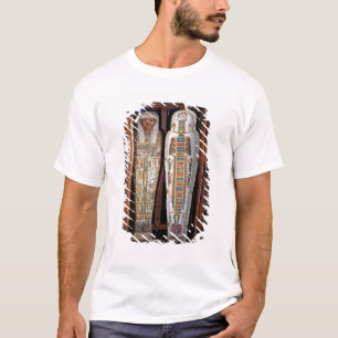 Camiseta Sarcófago egipcio cubierto con los hieroglyphics