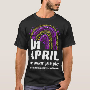 Camiseta Sarcoidosis Conciencia Mon April we use rai morado