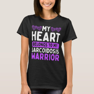 Camiseta Sarcoidosis Conciencia Sarcoidosis Morada Guerrero