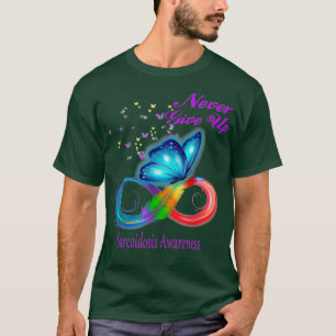 Camiseta Sarcoidosis de mariposa Conciencia