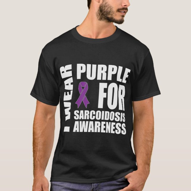 Camiseta Sarcoidosis Sensibilización Viste Soporte de Cinta (Anverso)