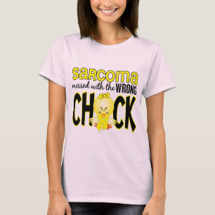 Camiseta Sarcoma ensuciado con el polluelo incorrecto