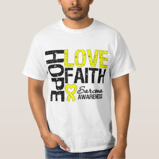 Camiseta Sarcoma Esperanza amor Fe
