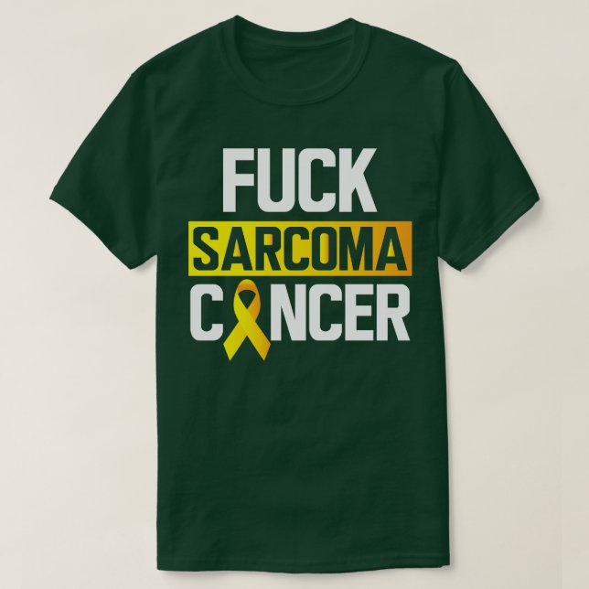 Camiseta Sarcoma Fck Sarcoma Cáncer (Diseño del anverso)