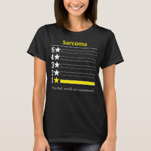 Camiseta Sarcoma Muy mal, no recomendaría