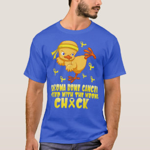 Camiseta Sarcoma Y Cáncer De Hueso Enfrentados Con El Chick