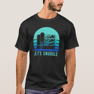 Camiseta Sardina Retro Divertida Vamos a Acurrucarnos Pez V
