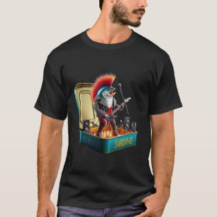 Camiseta Sardina Salvaje Rockstar Rebel Vibes Explosión