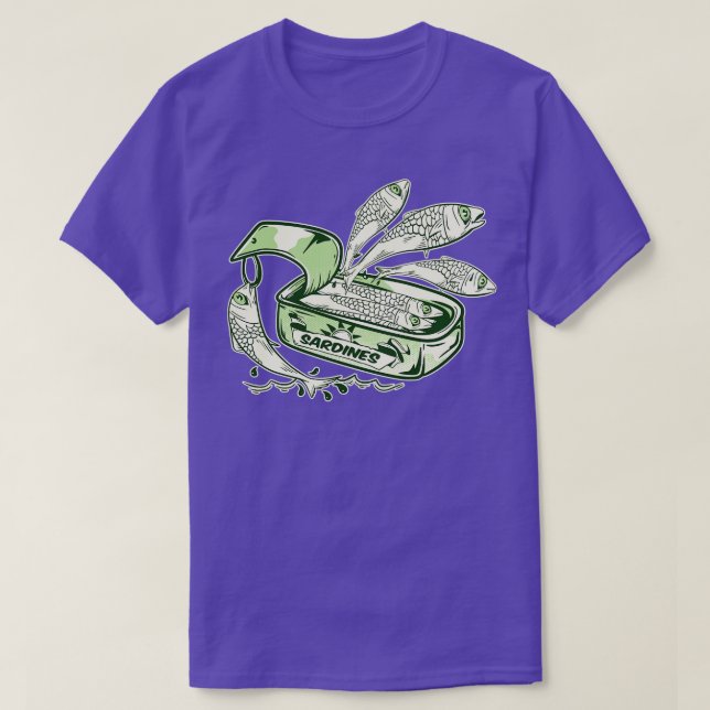 Camiseta Sardinas (Diseño del anverso)