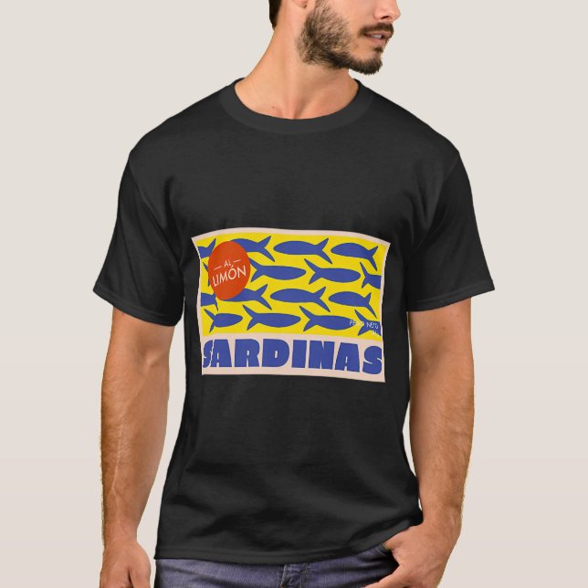 Camiseta Sardinas al limón (Anverso)