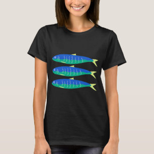 Camiseta Sardinas azules