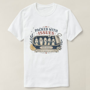 Camiseta Sardinas Divertidas Llenas de Problemas 