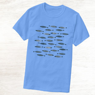 Camiseta Sardinas Divertidas Peces