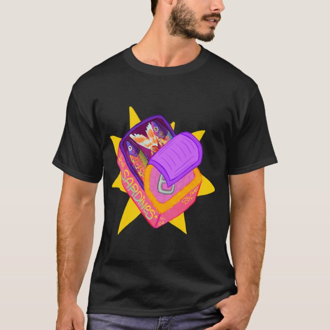 Camiseta Sardinas frescas (Anverso)
