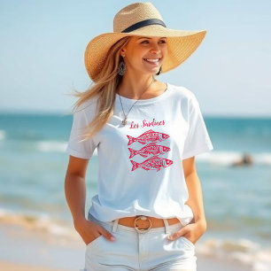 Camiseta Sardinas-Hawai-Fisherman Core-Cherry Red