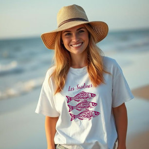 Camiseta Sardinas-Hawai-Fisherman Core-Wine Color