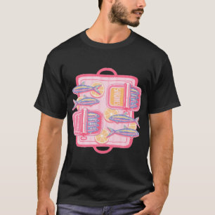 Camiseta Sardinas Retro Adorables con Rodajas de Limón