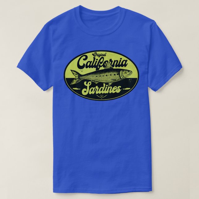 Camiseta Sardinas verdes de California (Diseño del anverso)