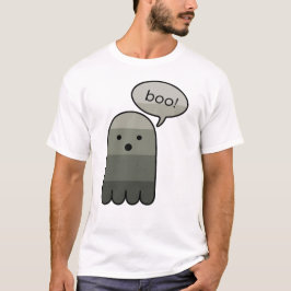 Camiseta Sardine Gray Boo Ghost Halloween